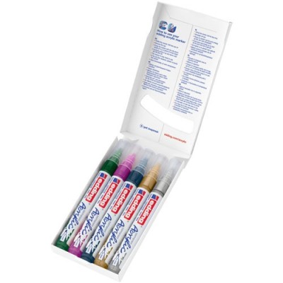 Akril marker Edding 5100/5 M (2-3 mm) Festive 5 db-os klt.