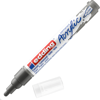 Akril marker Edding 5100 M (2-3 mm) Antracite
