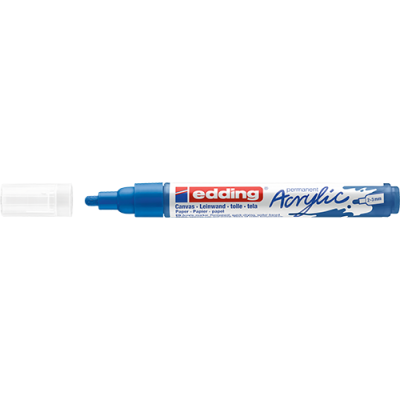 Akril marker Edding 5100 M (2-3 mm) Gentian Blue