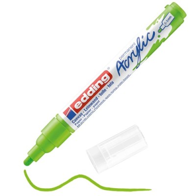 Akril marker Edding 5100 M (2-3 mm) Yellow Green