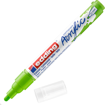Akril marker Edding 5100 M (2-3 mm) Yellow Green