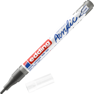 Akril marker Edding 5300 F (1-2 mm) Antracite