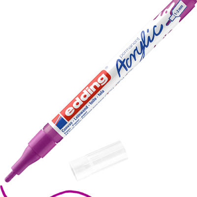 Akril marker Edding 5300 F (1-2 mm) Berry