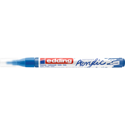 Akril marker Edding 5300 F (1-2 mm) Gentian Blue