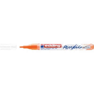 Akril marker Edding 5300 F (1-2 mm) Neon Orange