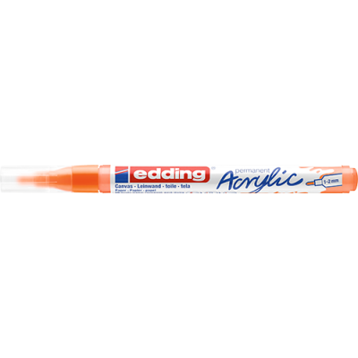 Akril marker Edding 5300 F (1-2 mm) Neon Orange