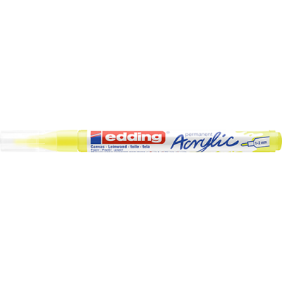 Akril marker Edding 5300 F (1-2 mm) Neon Yellow