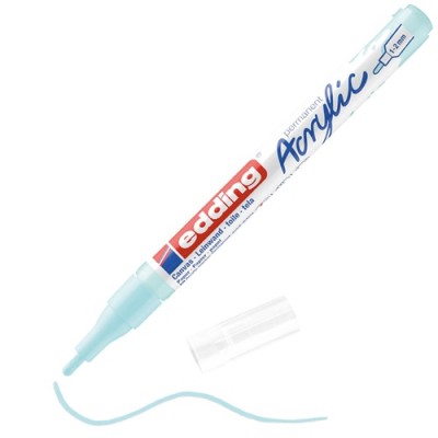 Akril marker Edding 5300 F (1-2 mm) Pastel Blue