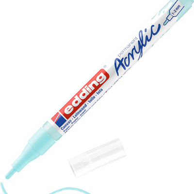 Akril marker Edding 5300 F (1-2 mm) Pastel Blue