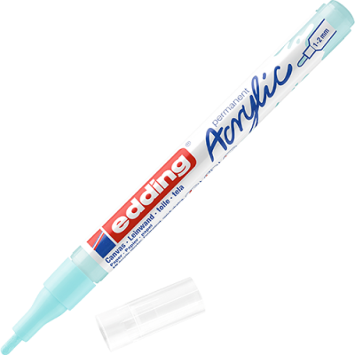 Akril marker Edding 5300 F (1-2 mm) Pastel Blue