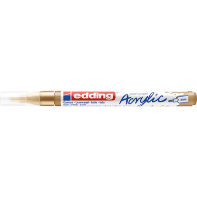 Akril marker Edding 5300 F (1-2 mm) Rich Gold