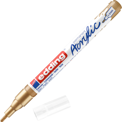 Akril marker Edding 5300 F (1-2 mm) Rich Gold