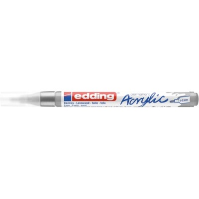 Akril marker Edding 5300 F (1-2 mm) Rich Silver