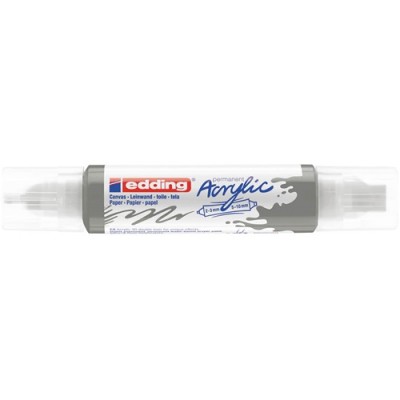Akril marker Edding 5400 3D Double Liner (2-3 mm/5-10 mm) kétvégű Antracite
