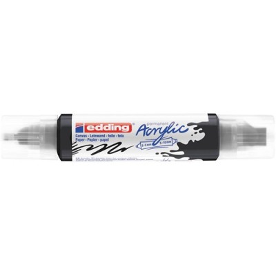 Akril marker Edding 5400 3D Double Liner (2-3 mm/5-10 mm) kétvégű Black