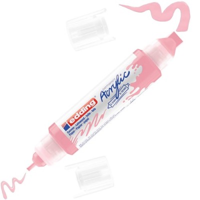 Akril marker Edding 5400 3D Double Liner (2-3 mm/5-10 mm) kétvégű Classy Mauve