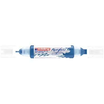 Akril marker Edding 5400 3D Double Liner (2-3 mm/5-10 mm) kétvégű Gentian Blue