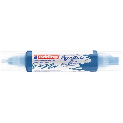 Akril marker Edding 5400 3D Double Liner (2-3 mm/5-10 mm) kétvégű Gentian Blue