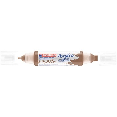 Akril marker Edding 5400 3D Double Liner (2-3 mm/5-10 mm) kétvégű Hazel