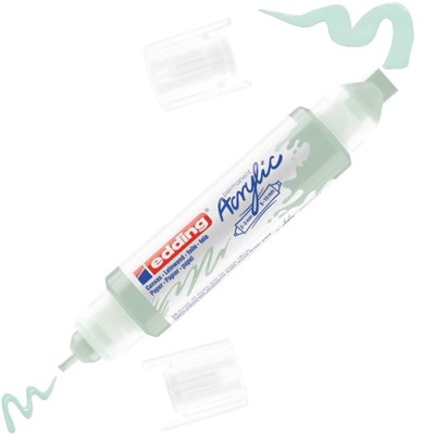 Akril marker Edding 5400 3D Double Liner (2-3 mm/5-10 mm) kétvégű Mellow Mint