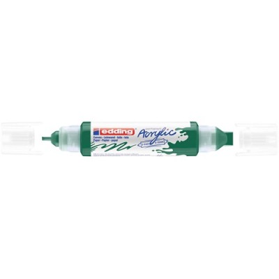 Akril marker Edding 5400 3D Double Liner (2-3 mm/5-10 mm) kétvégű Moss Green