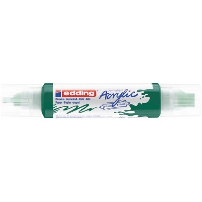 Akril marker Edding 5400 3D Double Liner (2-3 mm/5-10 mm) kétvégű Moss Green