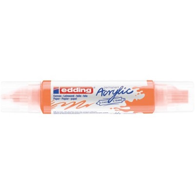 Akril marker Edding 5400 3D Double Liner (2-3 mm/5-10 mm) kétvégű Neon Orange