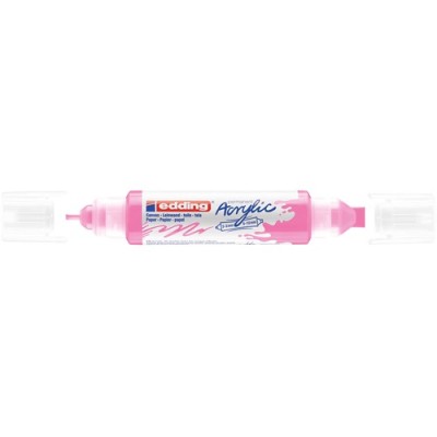 Akril marker Edding 5400 3D Double Liner (2-3 mm/5-10 mm) kétvégű Neon Pink
