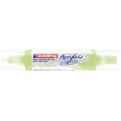 Akril marker Edding 5400 3D Double Liner (2-3 mm/5-10 mm) kétvégű Pastel Green