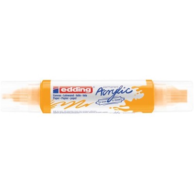 Akril marker Edding 5400 3D Double Liner (2-3 mm/5-10 mm) kétvégű Sunny Yellow