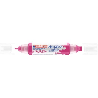 Akril marker Edding 5400 3D Double Liner (2-3 mm/5-10 mm) kétvégű Telemagenta