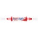 Akril marker Edding 5400 3D Double Liner (2-3 mm/5-10 mm) kétvégű Traffic Red