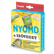 Bélyegző Trodat Stamp`n Stick kirakós szett textilfestékkel és címkékkel