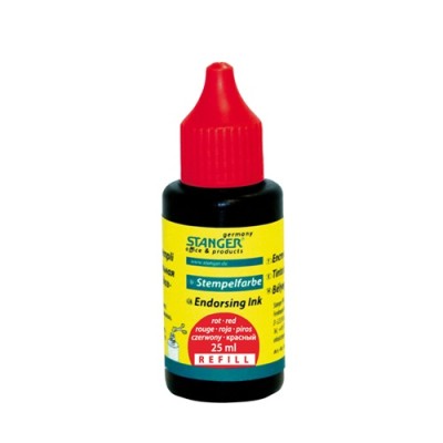 Bélyegzőfesték Stanger 25 ml piros