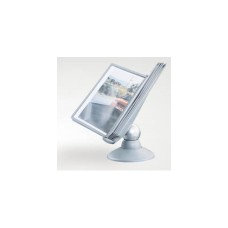 Bemutatótábla-tartó Durable Sherpa Motion asztali 10 db-os táblával forgatható ezüst