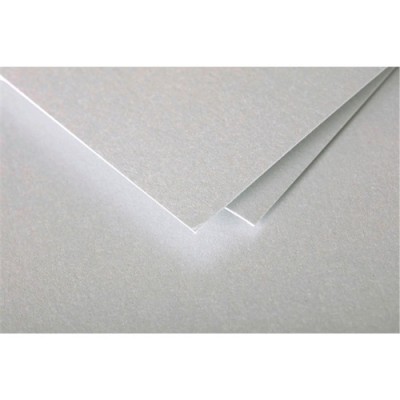 Boríték Clairefontaine Pollen 16,5x16,5 cm enyvezett ezüst