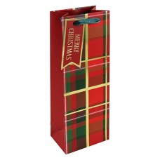 Dísztasak Clairefontaine/Eurowrap 12,7x35,5 cm Karácsonyi kockás