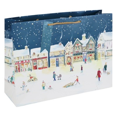 Dísztasak Clairefontaine/Eurowrap 37,3x27,5 cm Téli város