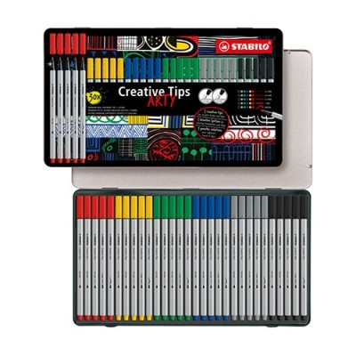Ecsetfilc Stabilo Creative Tips Classic Arty 30 db-os klt.
