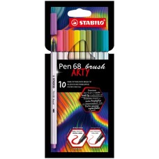 Ecsetfilc Stabilo Pen 68 brush 10 db-os klt. ARTY  568/10-21-20