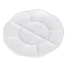 Festőpaletta 13,5 cm DELI műanyag 12 részes
