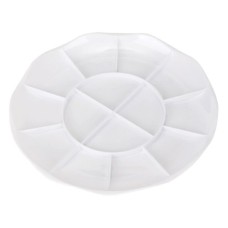 Festőpaletta 19 cm DELI műanyag 14 részes