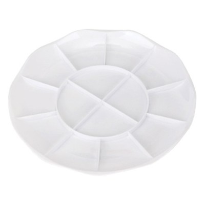 Festőpaletta 19 cm DELI műanyag 14 részes
