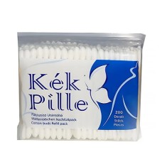Fültisztító pálcika KÉK PILLE utántöltő 200 db