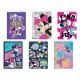 Füzet Play Minnie Mouse csillogós A/5 tűzött 50 lapos vonalas