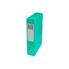 Füzetbox karton Exacompta A/4 60 mm gerinccel prespán zöld