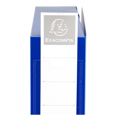 Füzetbox PP Exacompta Opaque A/4 60 mm gerinccel patentos kék