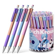 Golyóstoll ErichKrause MC-5 Matic&Grip Manga 0.7 mm kék vegyes színek