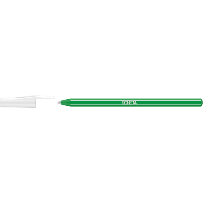 Golyóstoll Signetta D50 0.7 mm zöld eldobható
