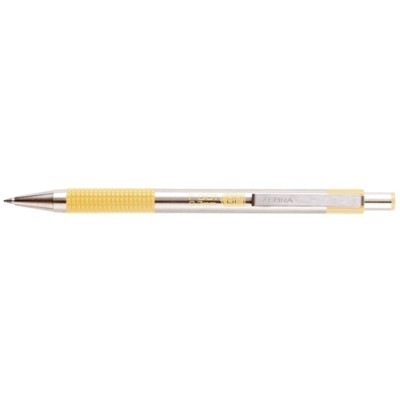 Golyóstoll Zebra F-301 pastel 0,7 mm pasztellsárga